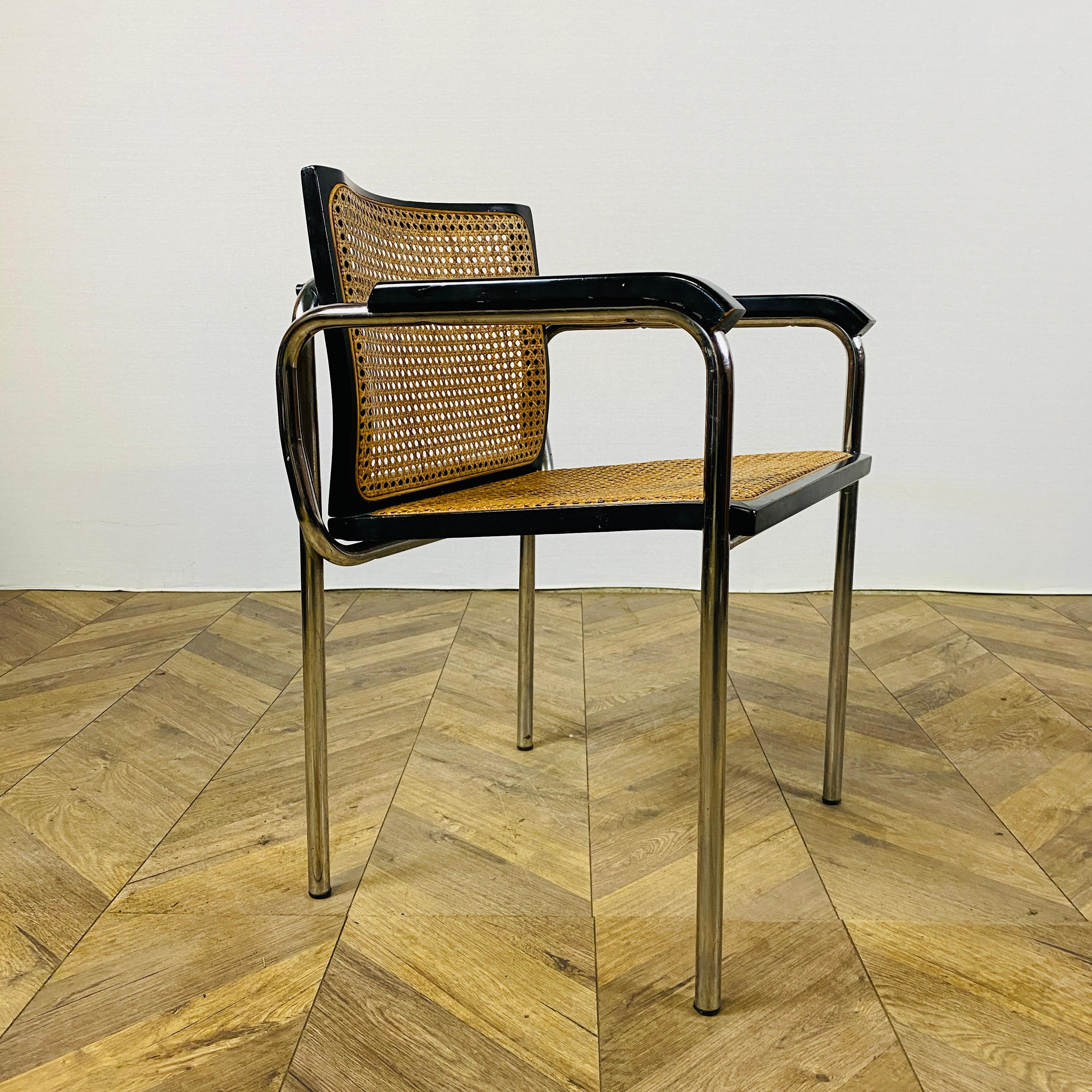 Late 20th Century Vintage Marcel Breuer Style Armchair, 1970s