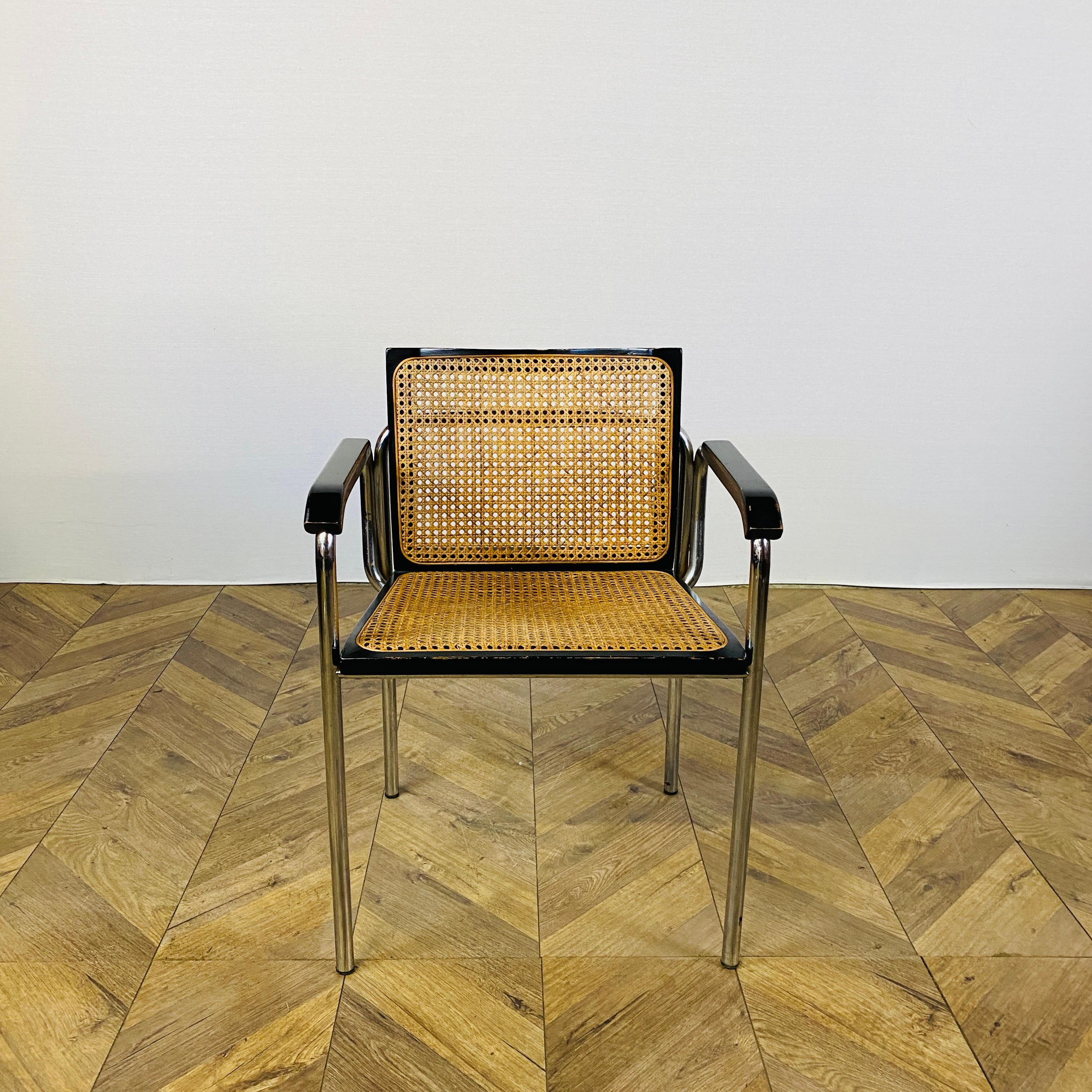 Vintage Marcel Breuer Style Armchair, 1970s