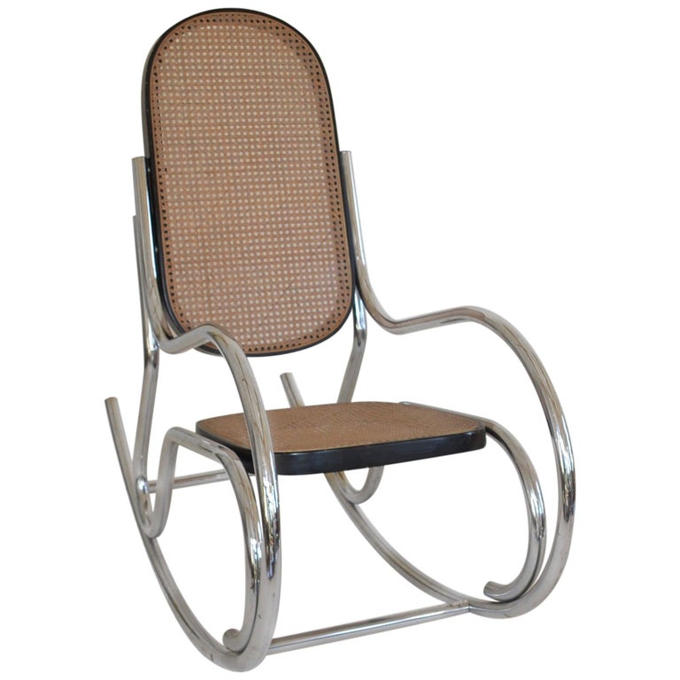 Vintage Marcel Breuer Style Rocking Chair at 1stDibs marcel