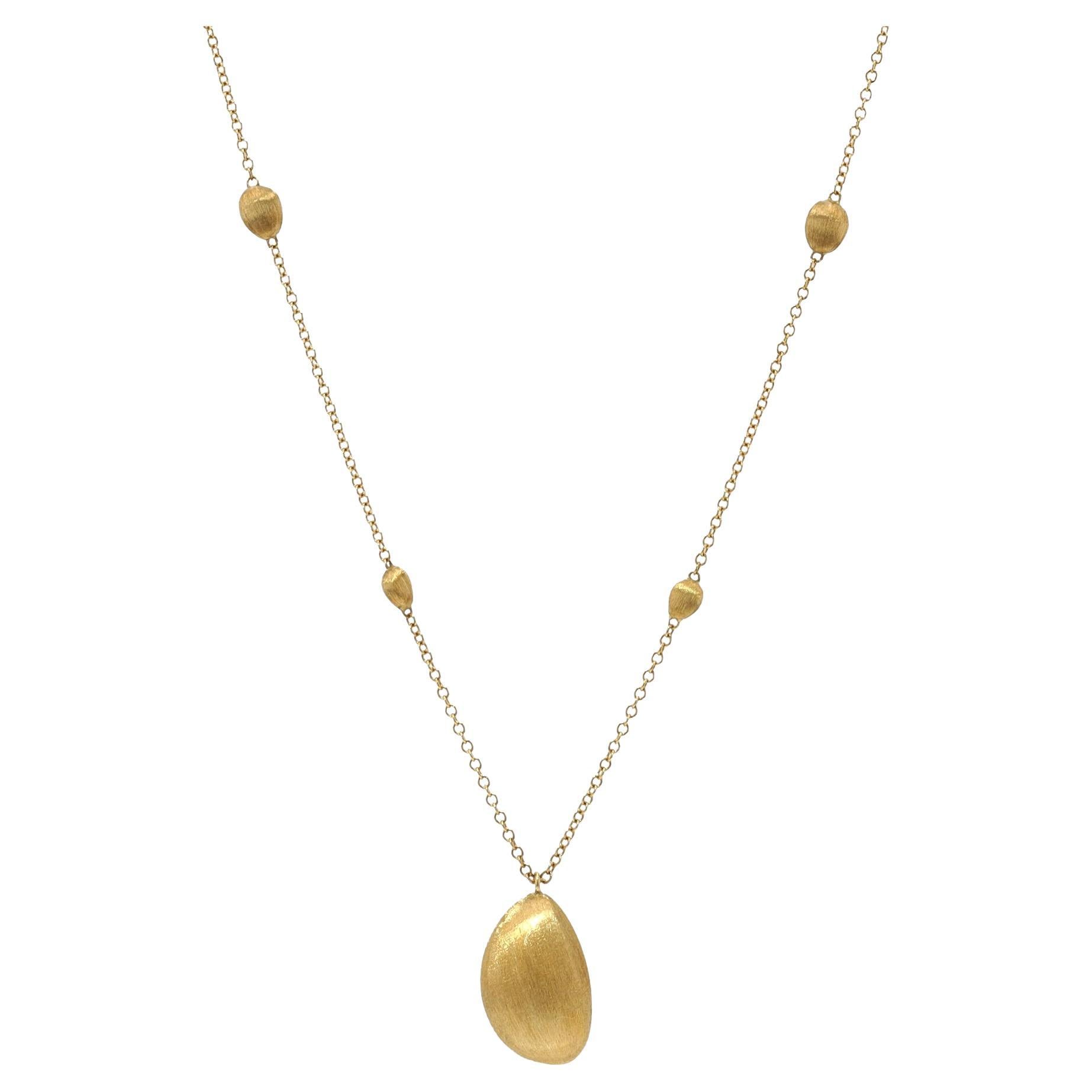 Vintage Marco Bicego Collana Siviglia lunga 31" in oro 18k in vendita