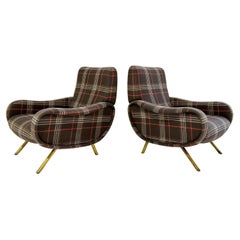 Vintage Marco Zanuso Lady Lounge Chairs, Pair