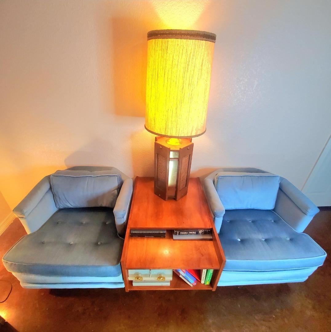 Vintage Marge Carson Hexagon Club Chairs - a Pair In Good Condition In Waxahachie, TX