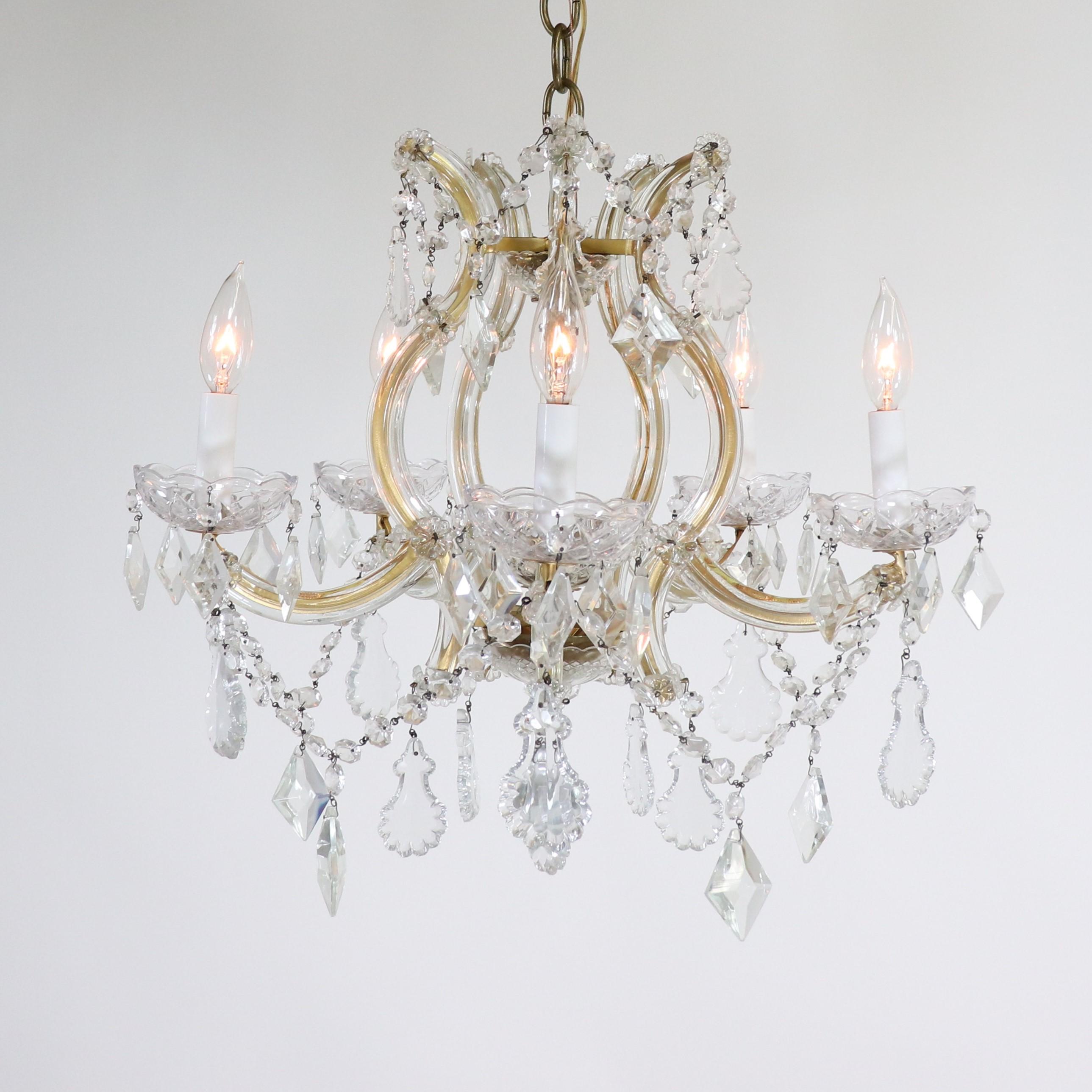 Baroque Vintage Maria Theresa Chandelier For Sale