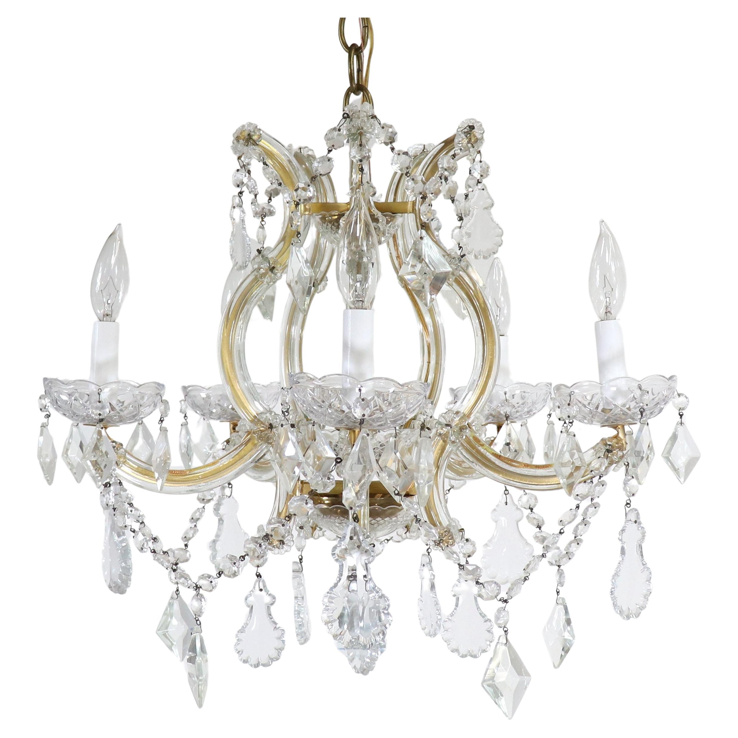 Vintage Maria Theresa Chandelier For Sale