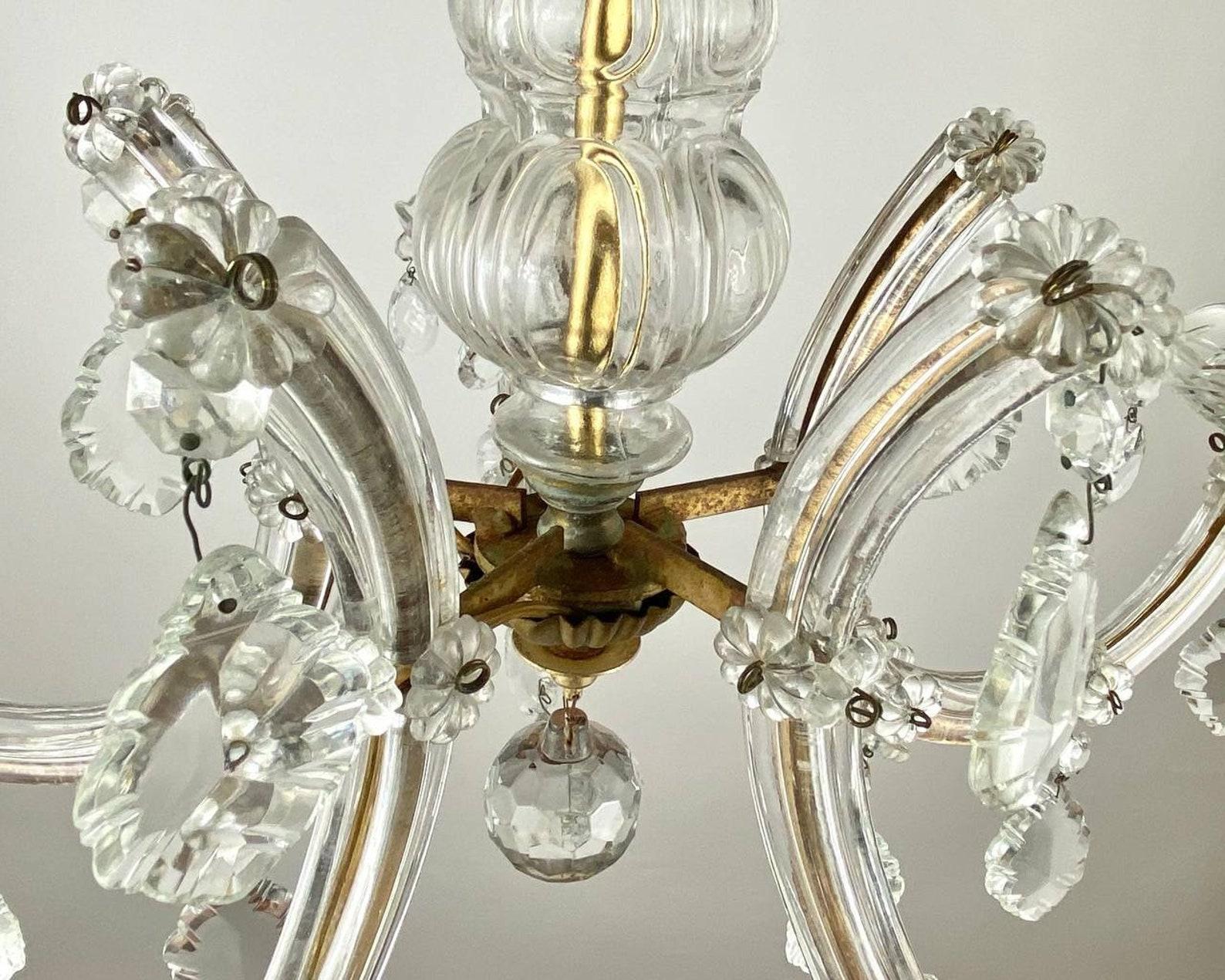 Vintage Maria Theresa Style Chandelier  Crystal Chandelier With 5 Lights 1