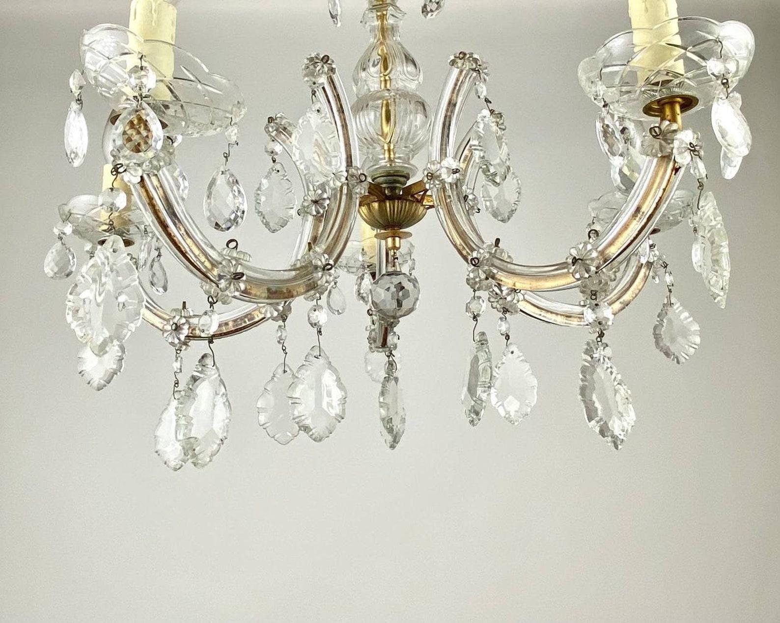 Vintage Maria Theresa Style Chandelier  Crystal Chandelier With 5 Lights 3