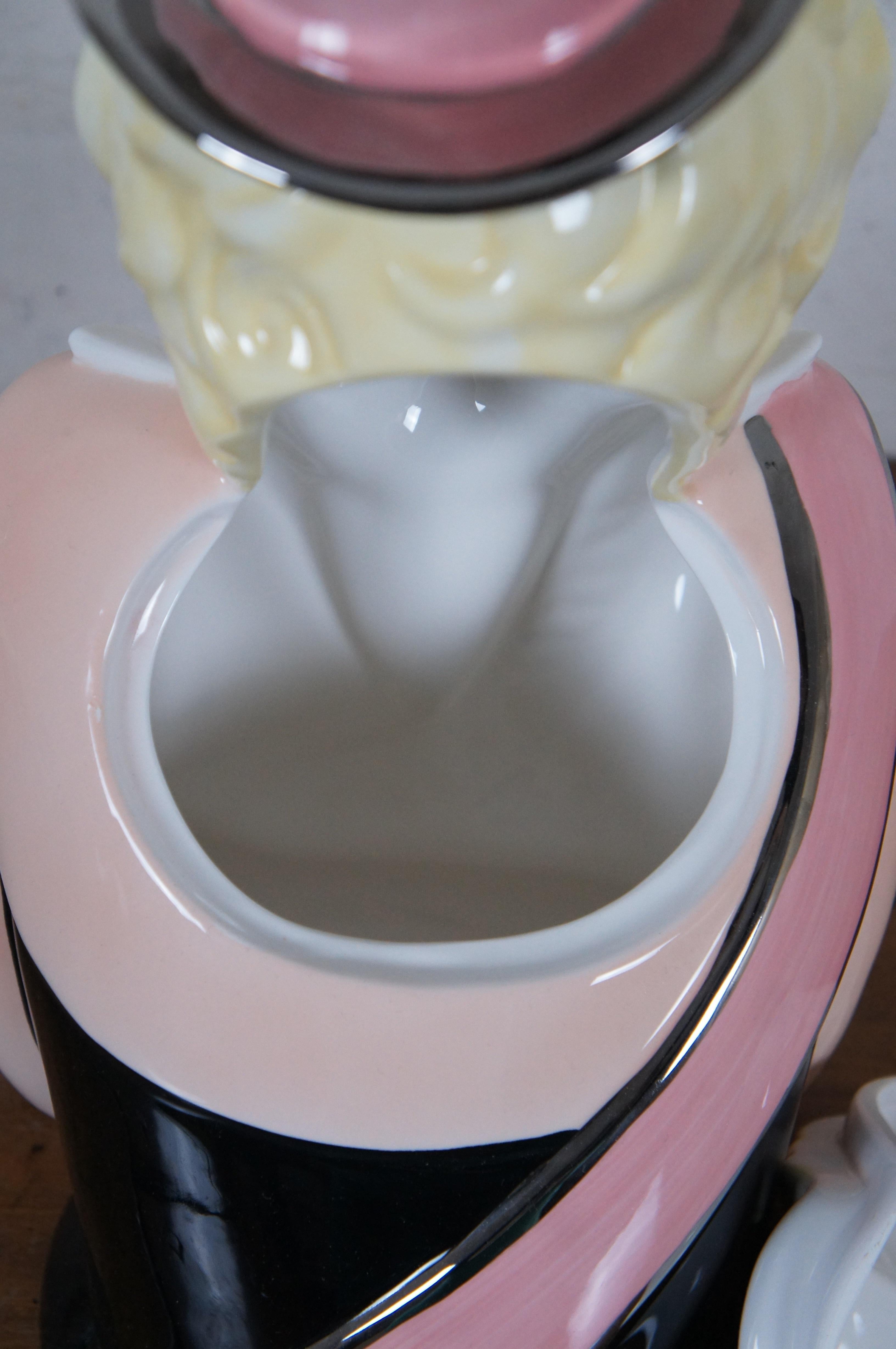 Porcelain Vintage Marilyn Monroe Clay Art Collectible 2000 Millenium Cookie Jar NIB 14