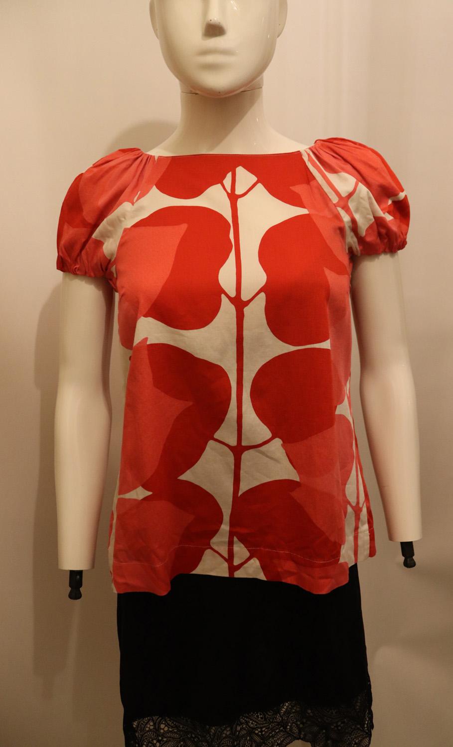 Vintage Marimekko Cotton Top For Sale 1