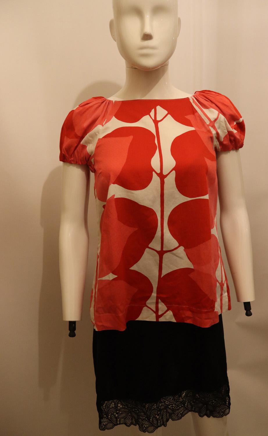 Vintage Marimekko Cotton Top For Sale 2
