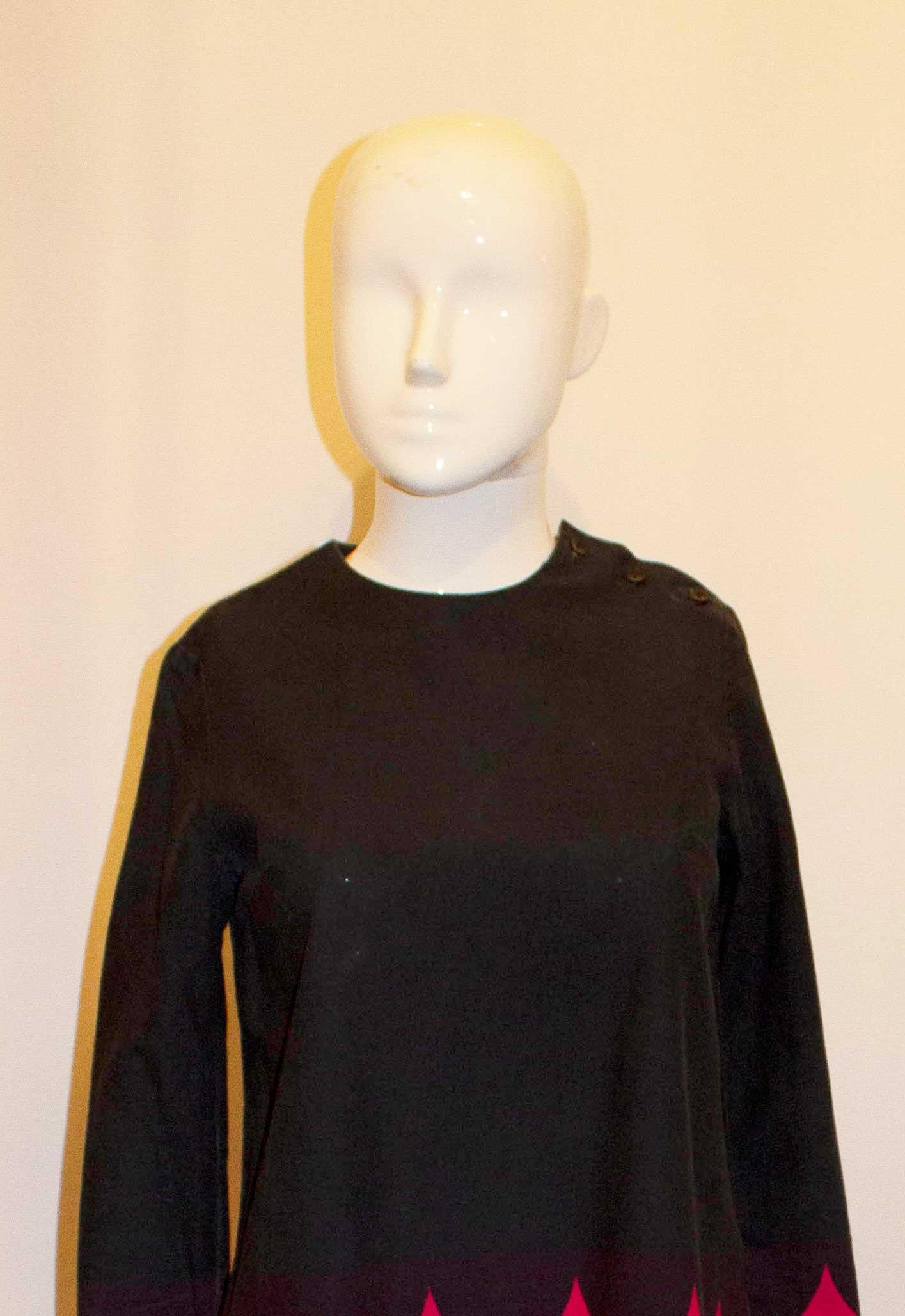 Women's Vintage Marimekko Cotton Tunic Top/ Dress For Sale