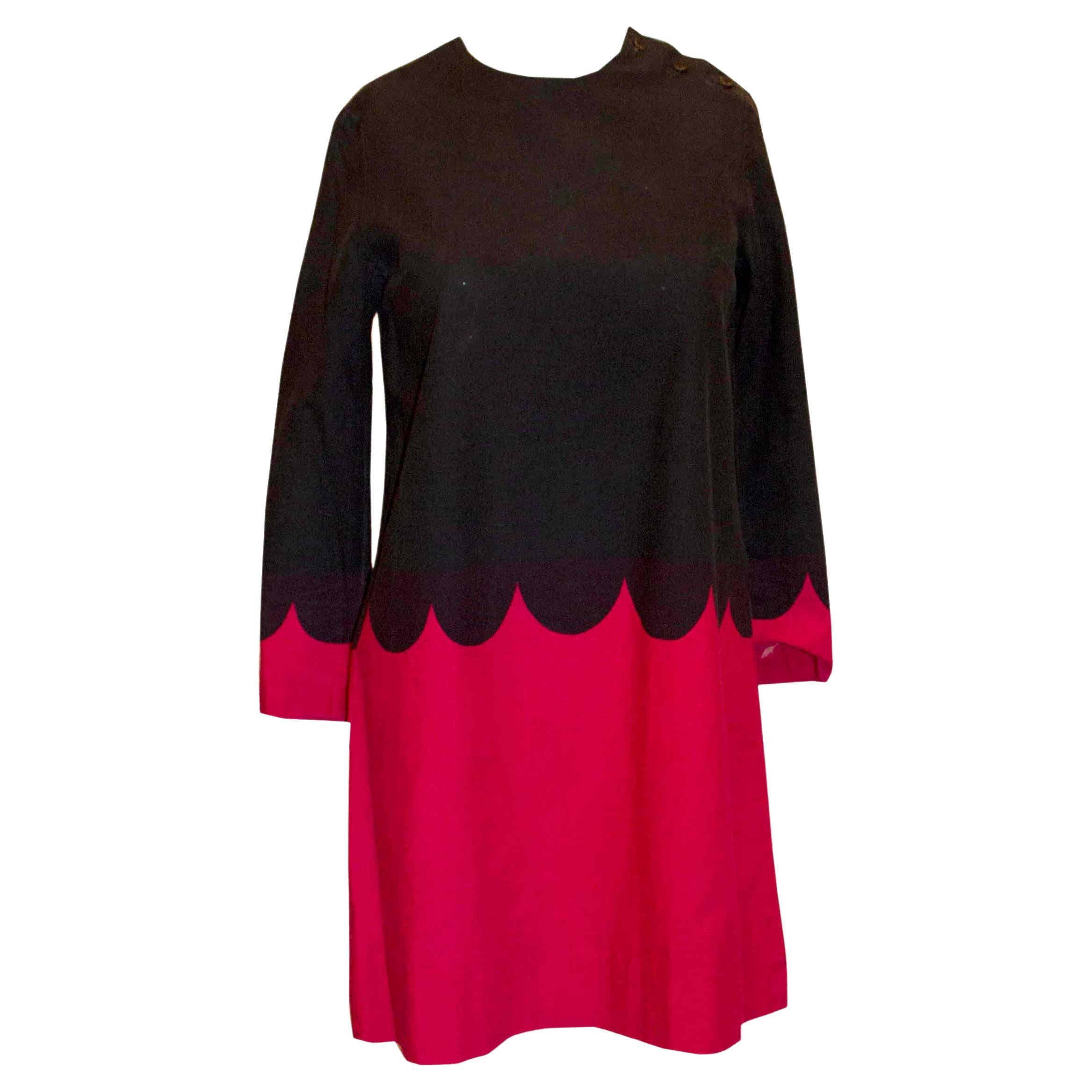 Vintage Marimekko Cotton Tunic Top/ Dress For Sale