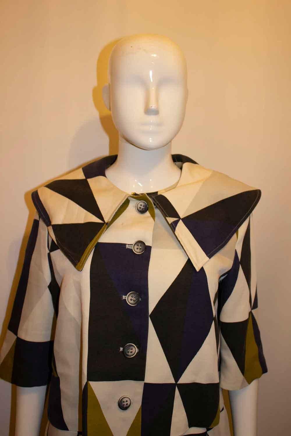 Women's Vintage Marimekko Dress and Jacket For Sale
