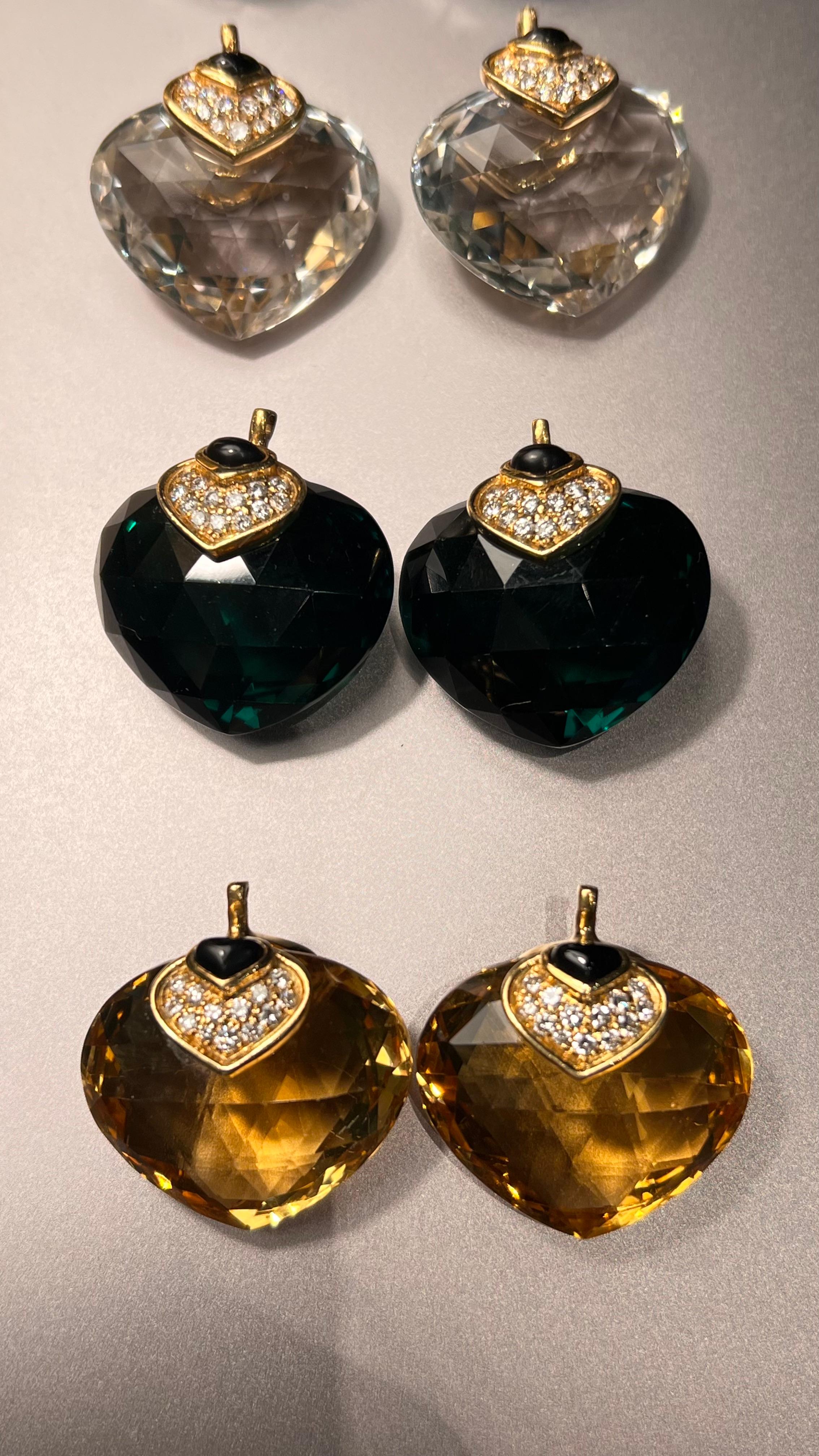 Vintage Marina B. Ohrring-Set 1980er Jahre, Vintage im Angebot 4