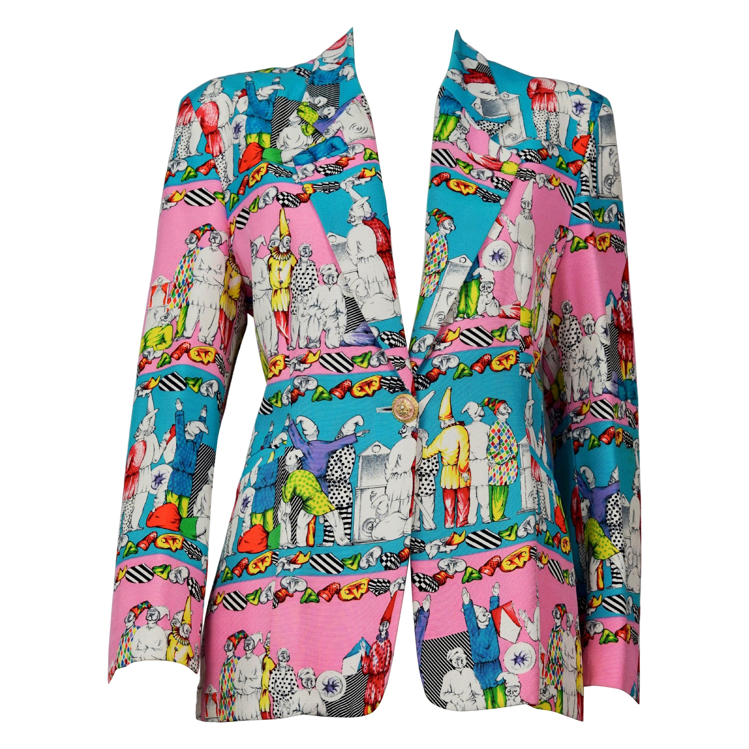 MARINA SITBON für KAMOSHO Paris Neuheitsjacke mit Gnome-Druck, MARINA SITBON im Angebot