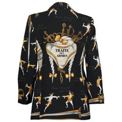 MARINA SITBON KAMOSHO Paris „Traite des Armes“ Feine Neuheitsjacke