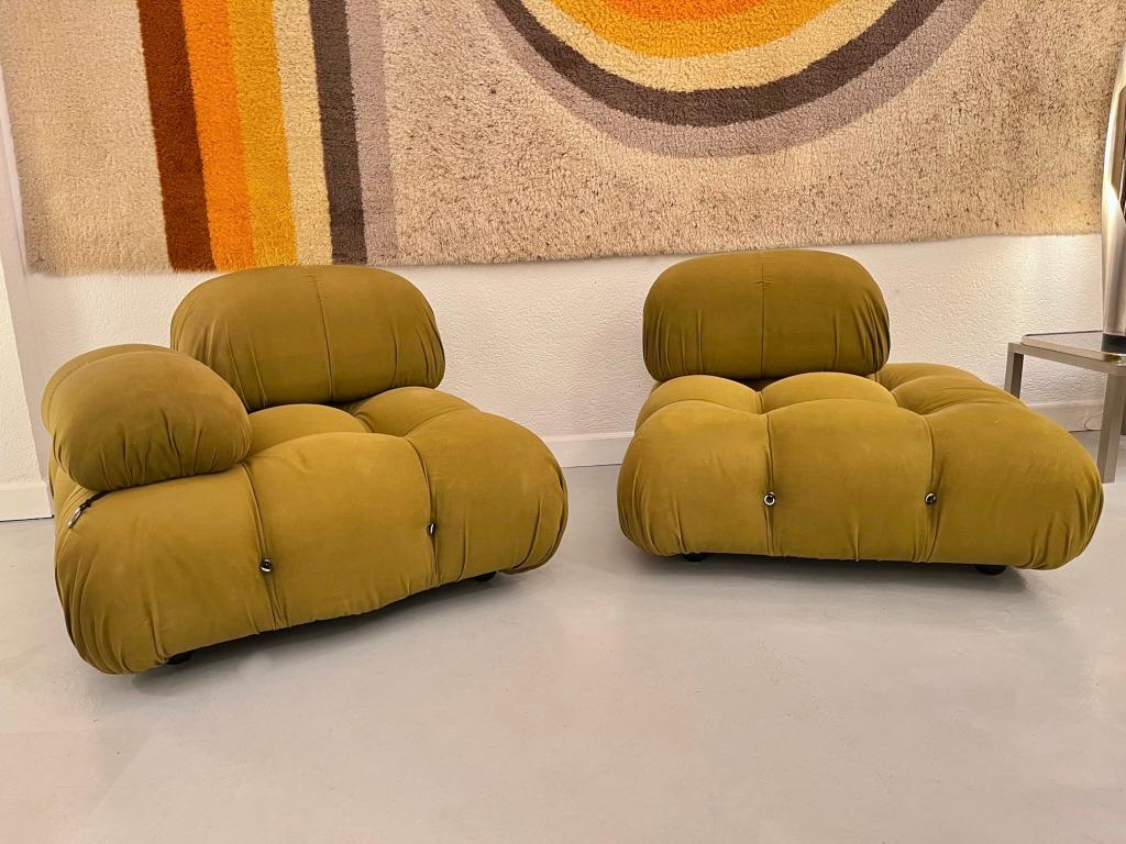 Vintage Mario Bellini 'Camaleonda' Modular Sofa, 2 elements, B&B Italia, 1970s 7