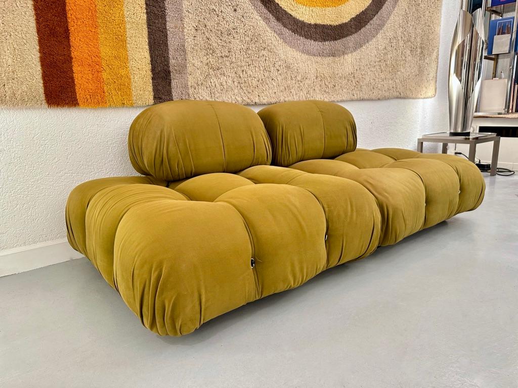 Vintage Mario Bellini 'Camaleonda' Modular Sofa, 2 elements, B&B Italia, 1970s In Good Condition In Geneva, CH