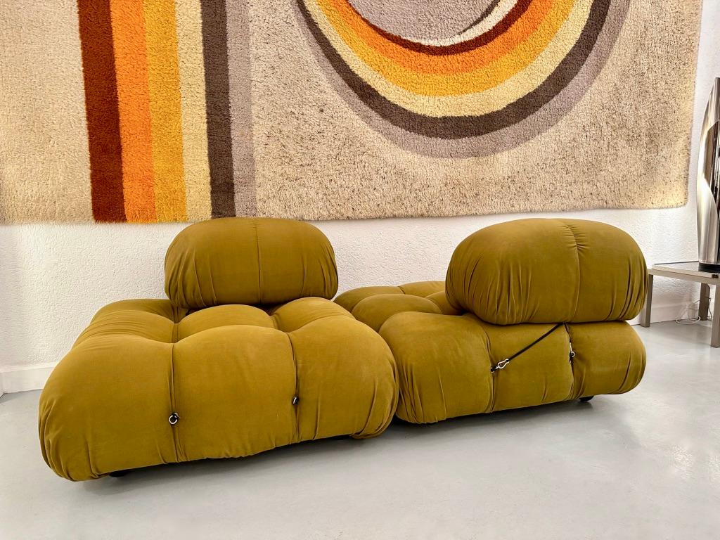 Vintage Mario Bellini 'Camaleonda' Modular Sofa, 2 elements, B&B Italia, 1970s 1