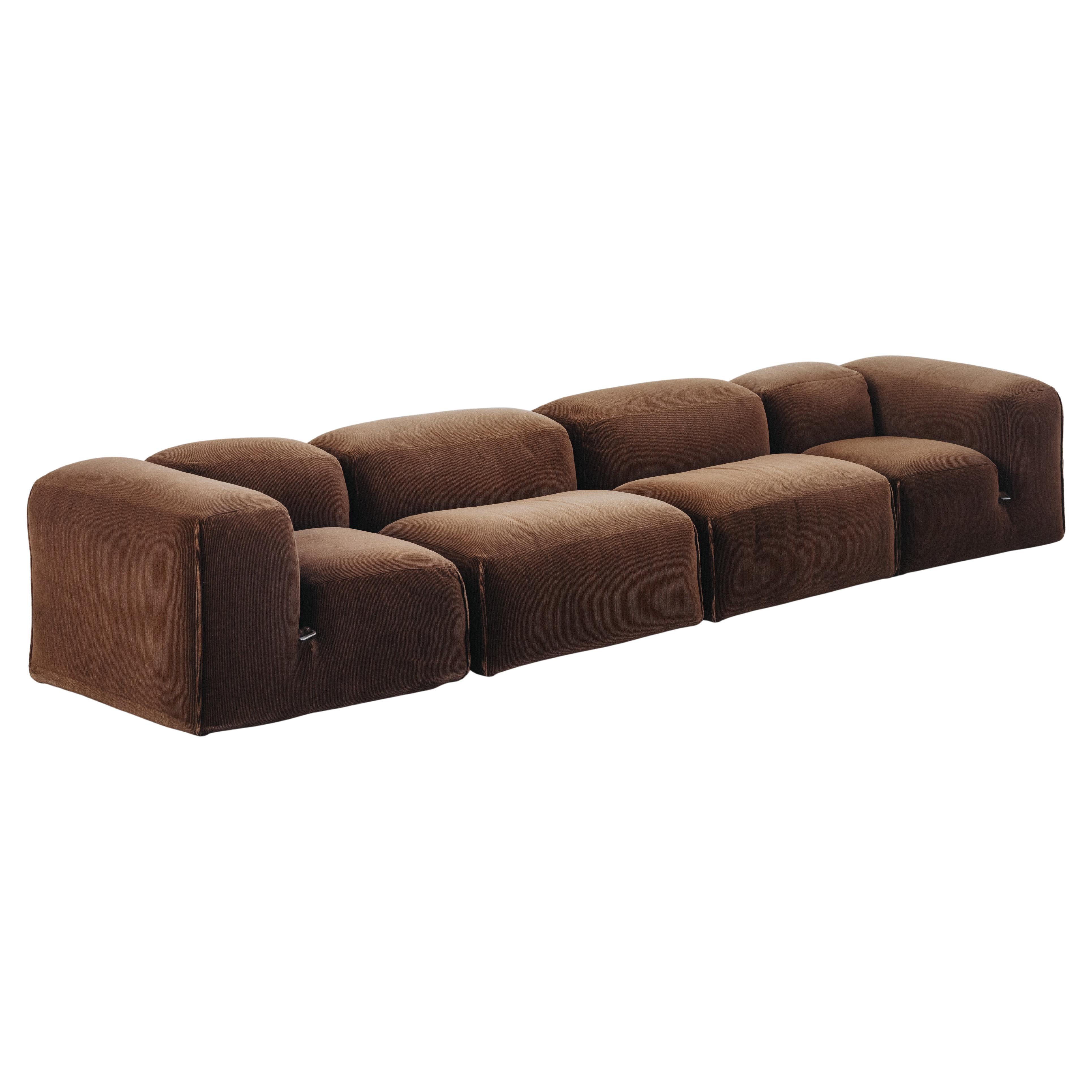 Vintage Mario Bellini "Le Mura" Sofa For Cassina, Circa 1972