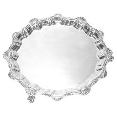 Vintage Mario Buccellati Sterling Silver Footed Salver or Vide Poche