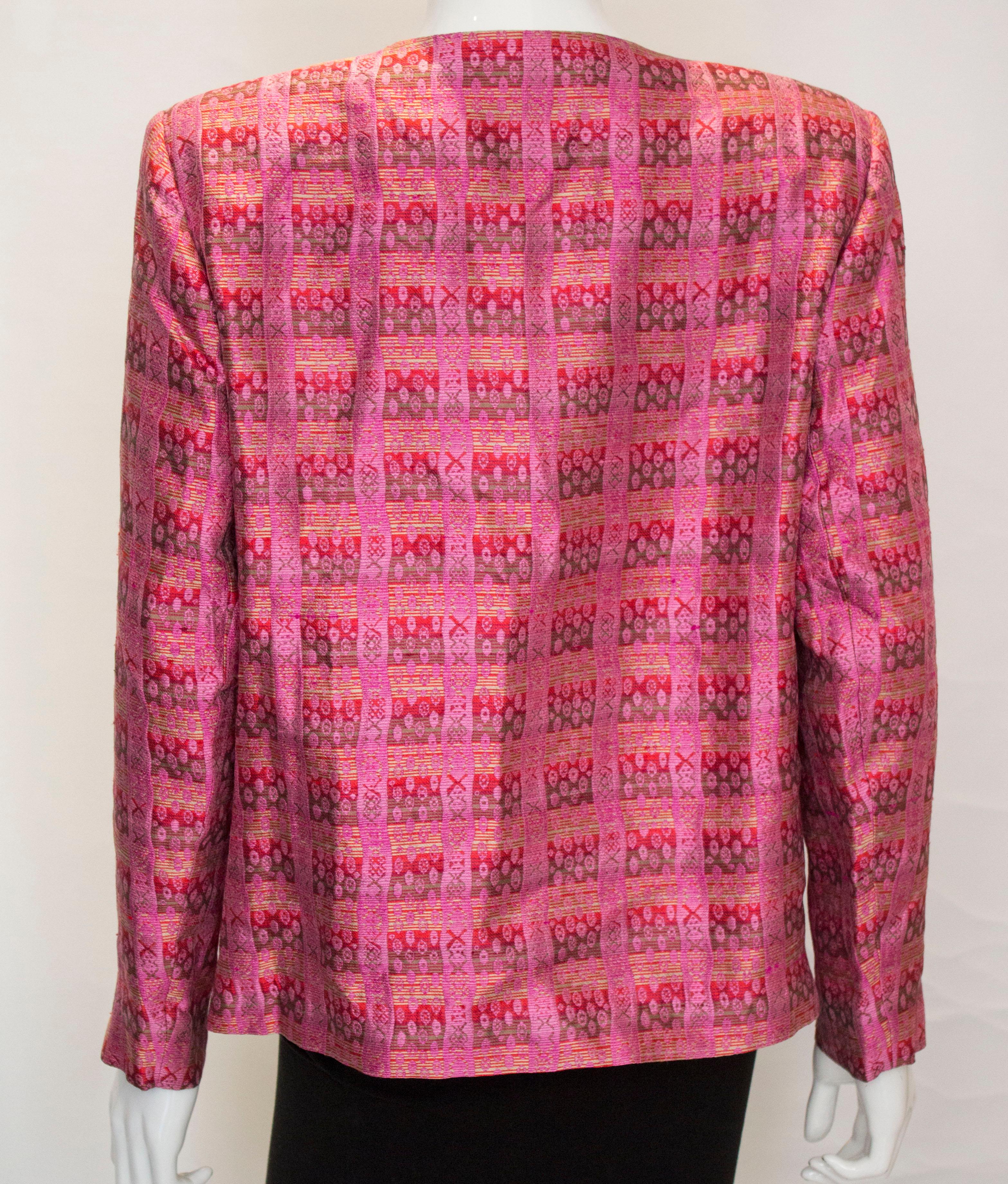 Women's Vintage Mario Valentino Silk Jacket For Sale