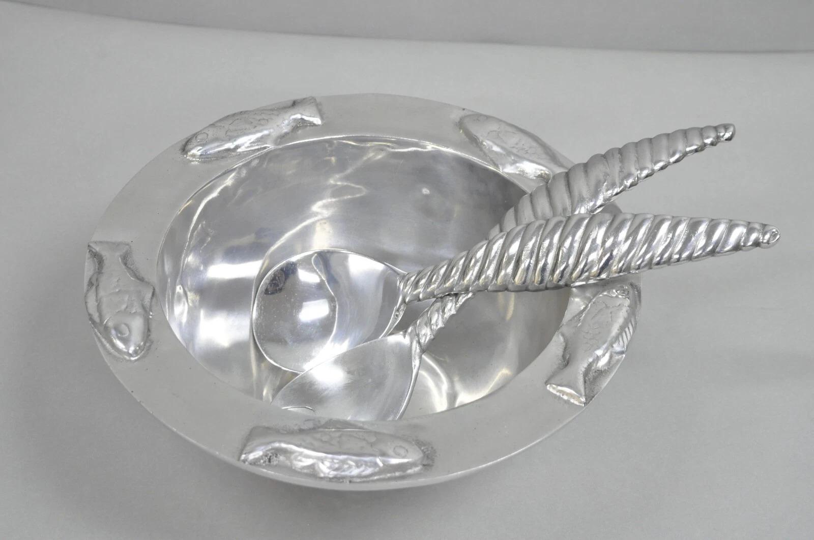 Vintage Mariposa Brillante 1995 Mid Century Modern Cast Aluminum 