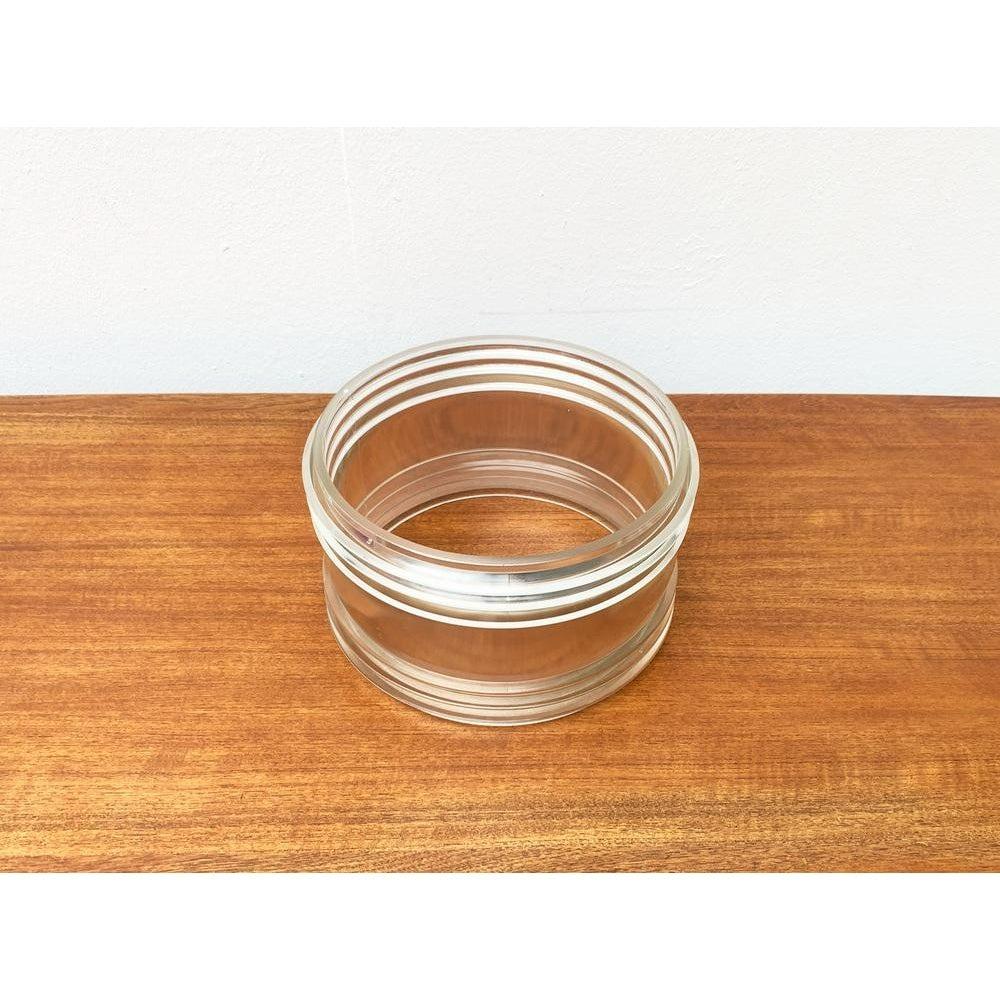 Decoración marítima vintage Farol de barco Lente de cristal Fresnel, años 70 en venta 1
