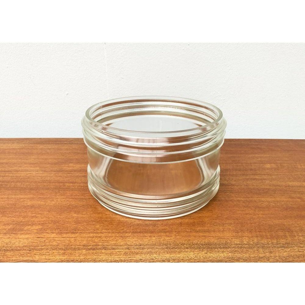 Decoración marítima vintage Farol de barco Lente de cristal Fresnel, años 70 en venta 4