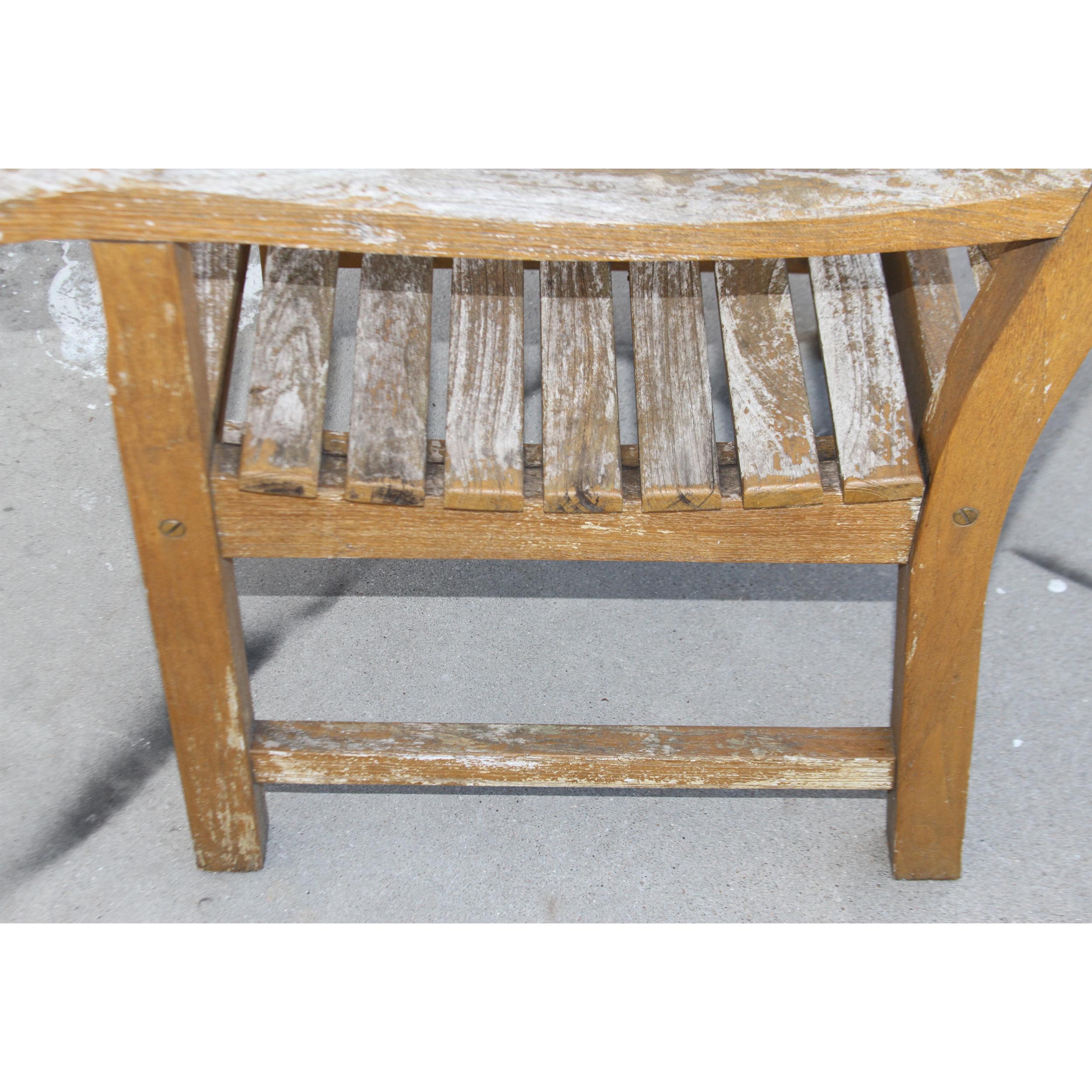 Vintage Maritime Heritage Bench Chair  For Sale 4
