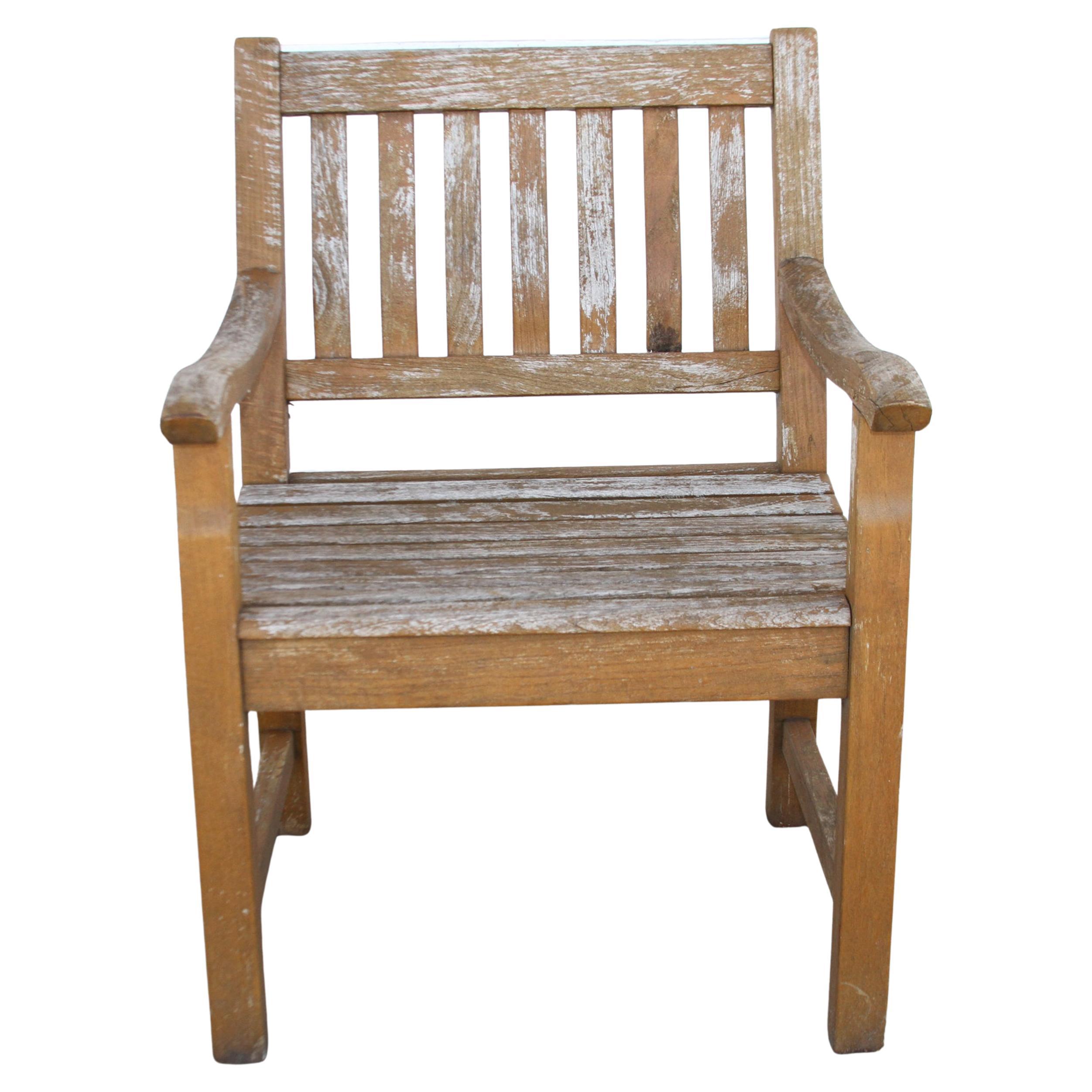 Vintage Maritime Heritage Bench Chair  For Sale
