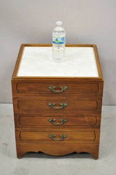 Vintage Mark Adam Co. Mid Century Modern Stacking Folding Snack Table - Set of 3