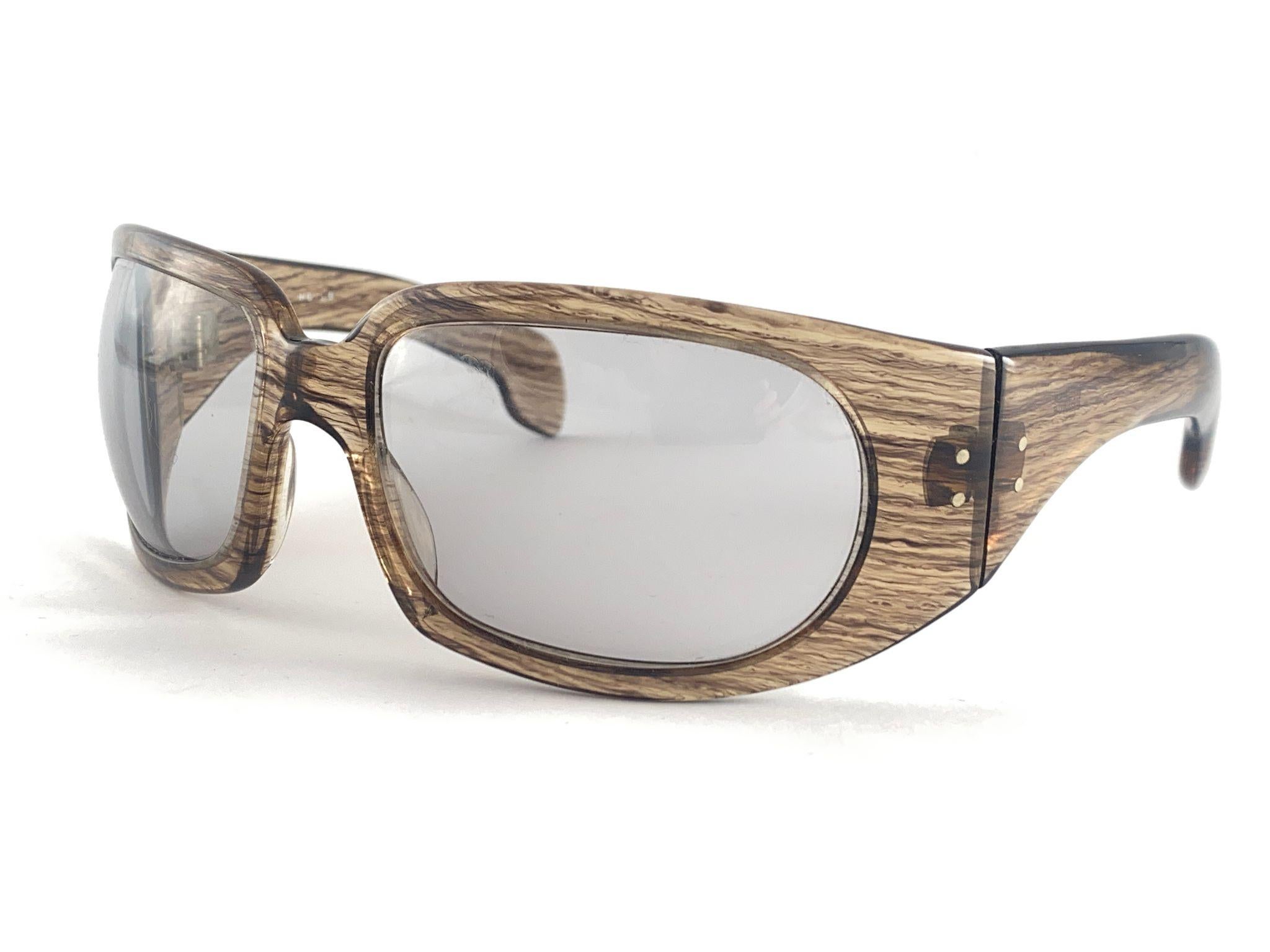 Lunettes de soleil vintage Maroni 55 Bug Eyed By Fidela Avantgarde 1970 Made in France en vente 2