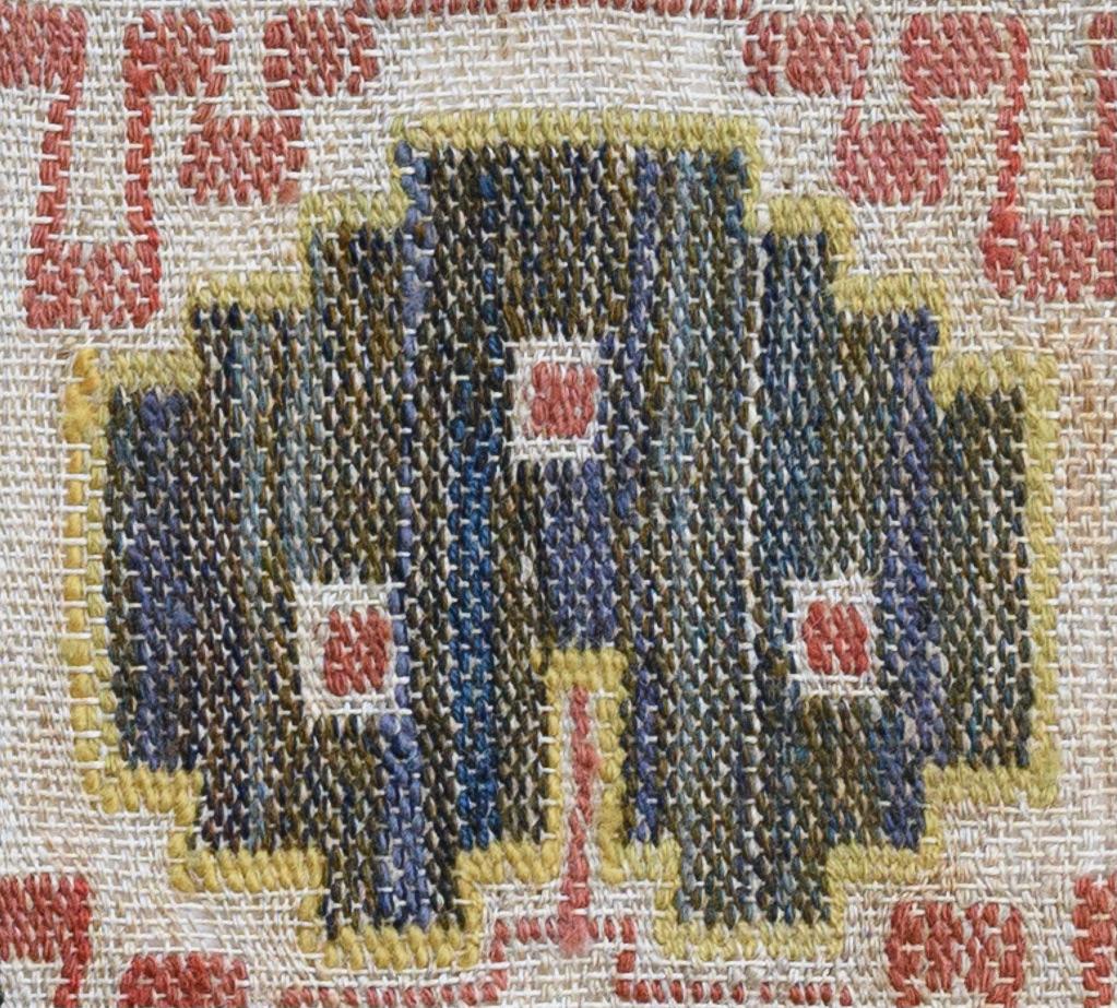 Vintage Märta Måås-Fjetterström Grodbla Wandteppich, 1940er Jahre (Schwedisch) im Angebot