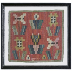 Vintage Märta Maas-Fjetterström Wall Tapestry