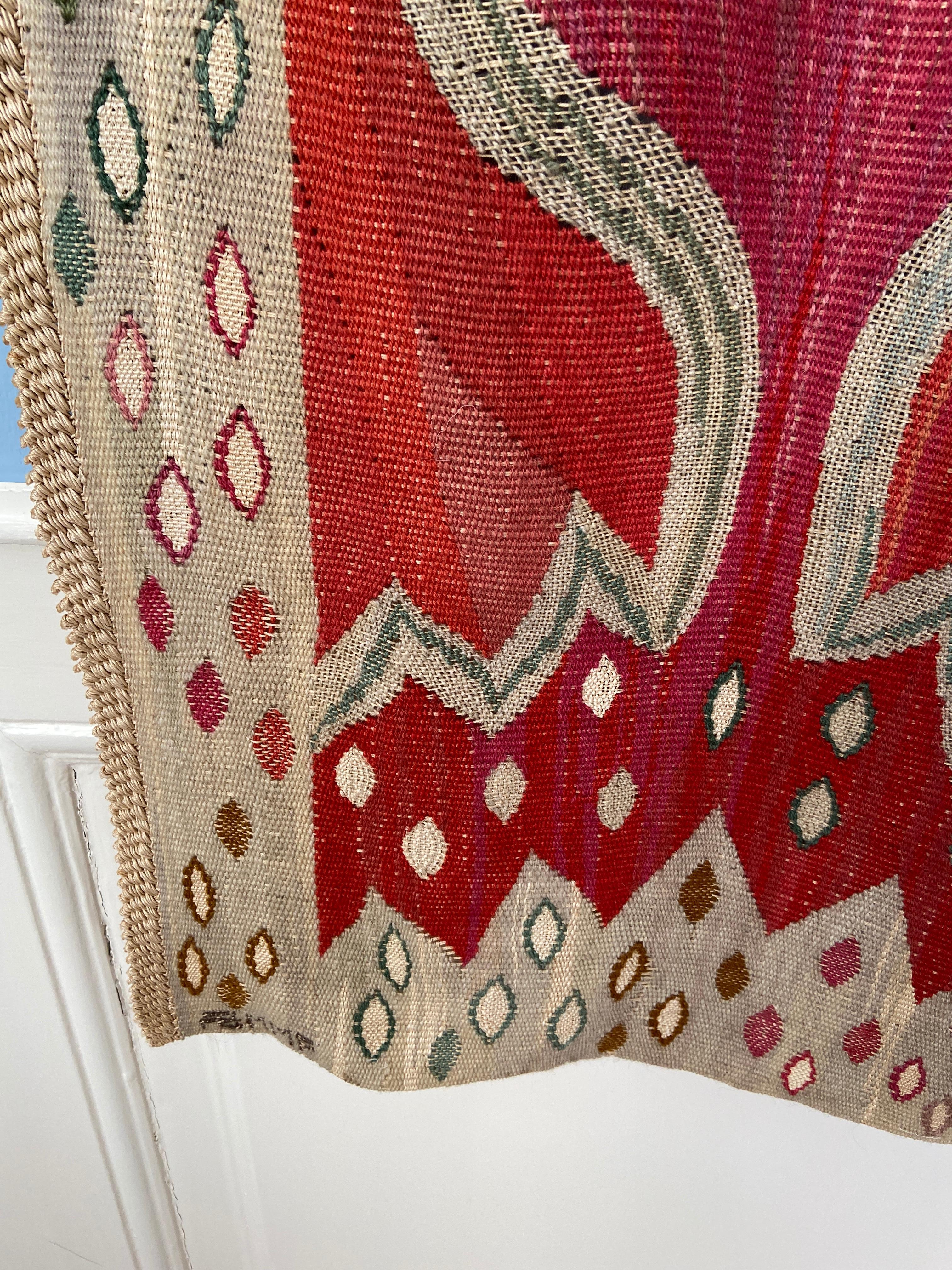 Mid-20th Century Vintage Märta Måås-Fjetterström Wall Tapestry 