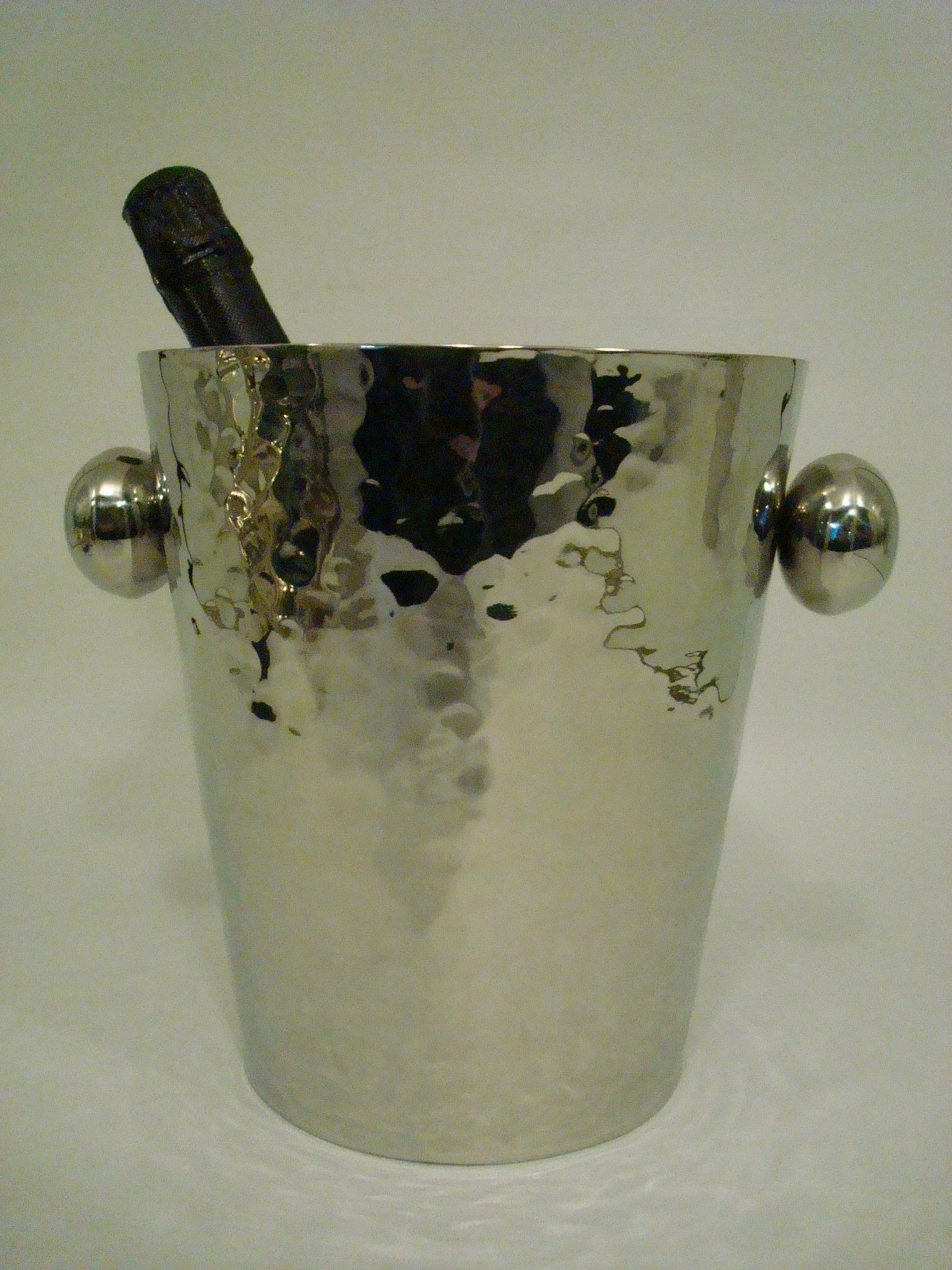 Mid-Century Modern Vintage Martele Champagne / Wine Cooler Bucket. Italy 1960´s For Sale