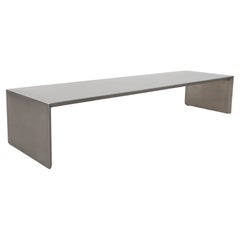 Used Martin Visser Style Chrome Coffee Table or Bench
