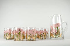 Vintage Martini / Cocktail Glassware Set 11 Pieces