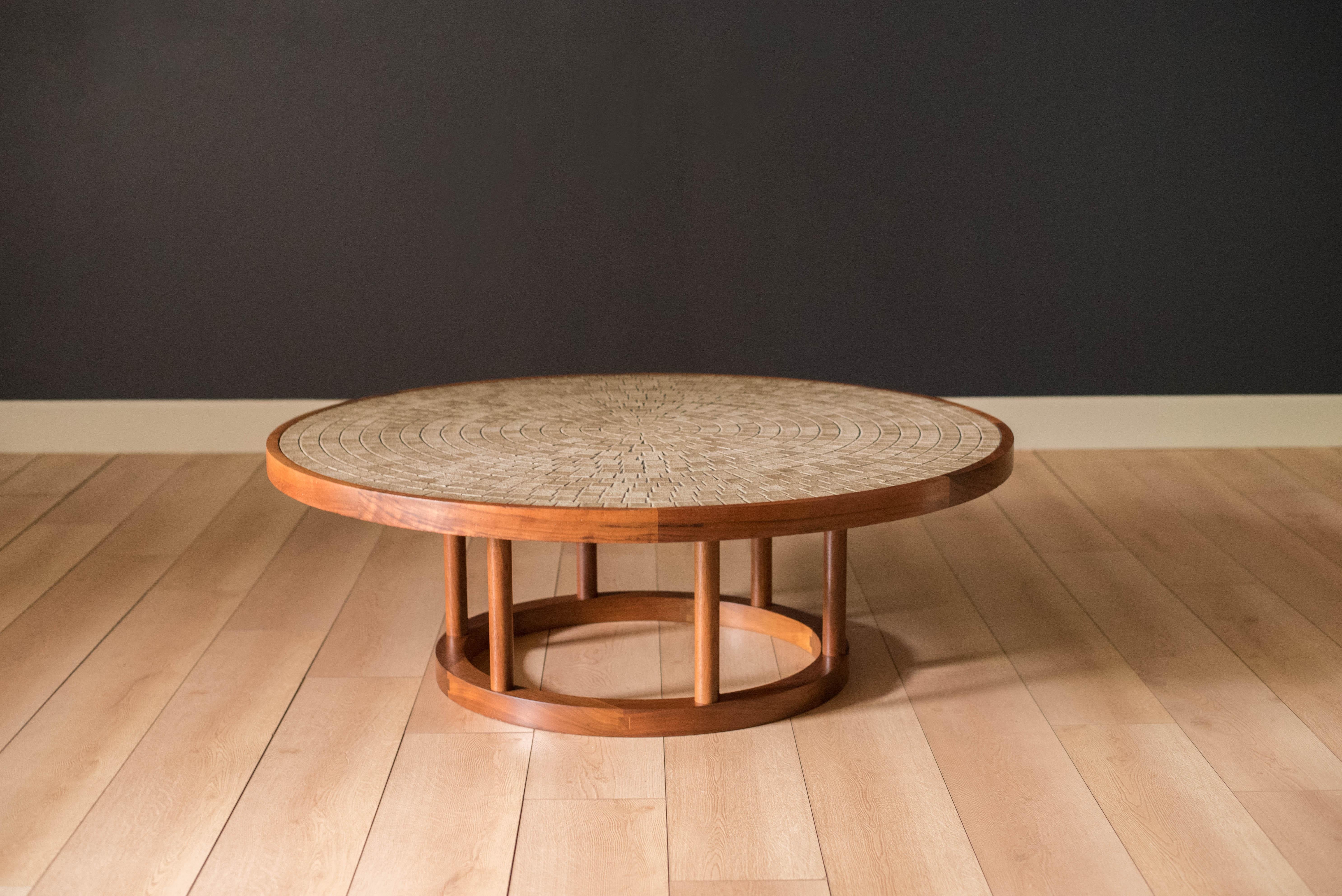 vintage tile coffee table