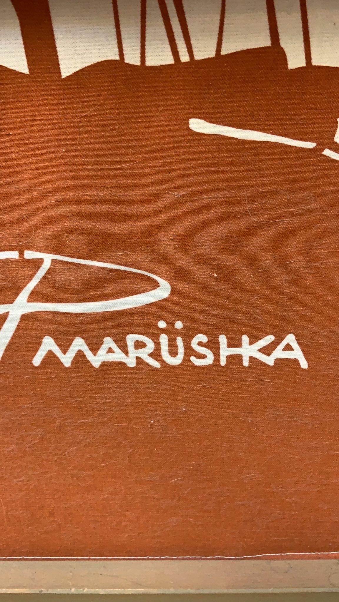 Art of Vintage Marushka - Stampa su tela con pannelli incorniciati - Set di 4 pannelli in vendita 12