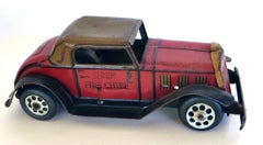Vintage Marx Fire Chief Friction Action Toy Sedan American, Circa 1930