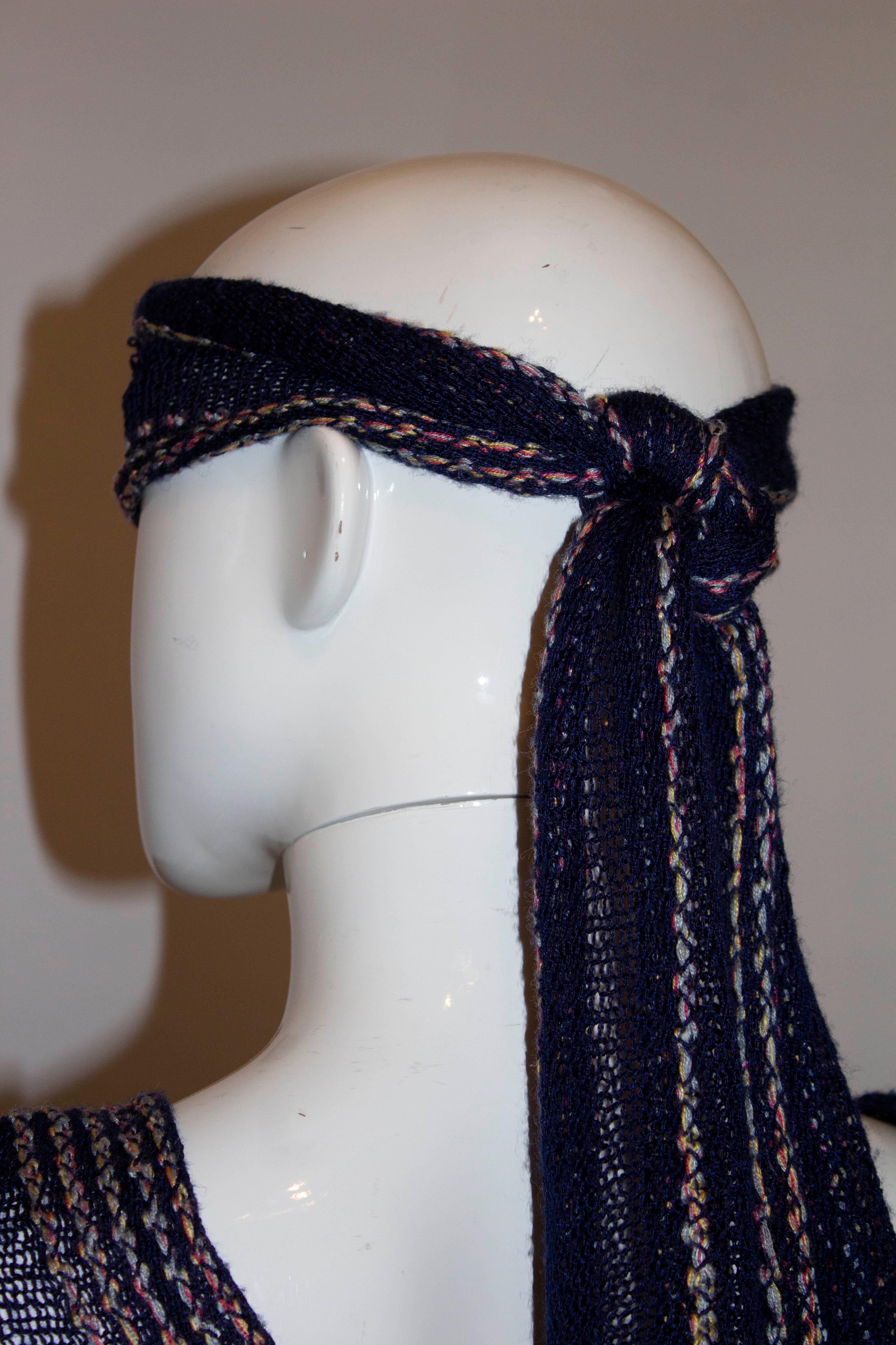 Vintage Mary Farin per Designit  Top e sciarpa abbinata 2