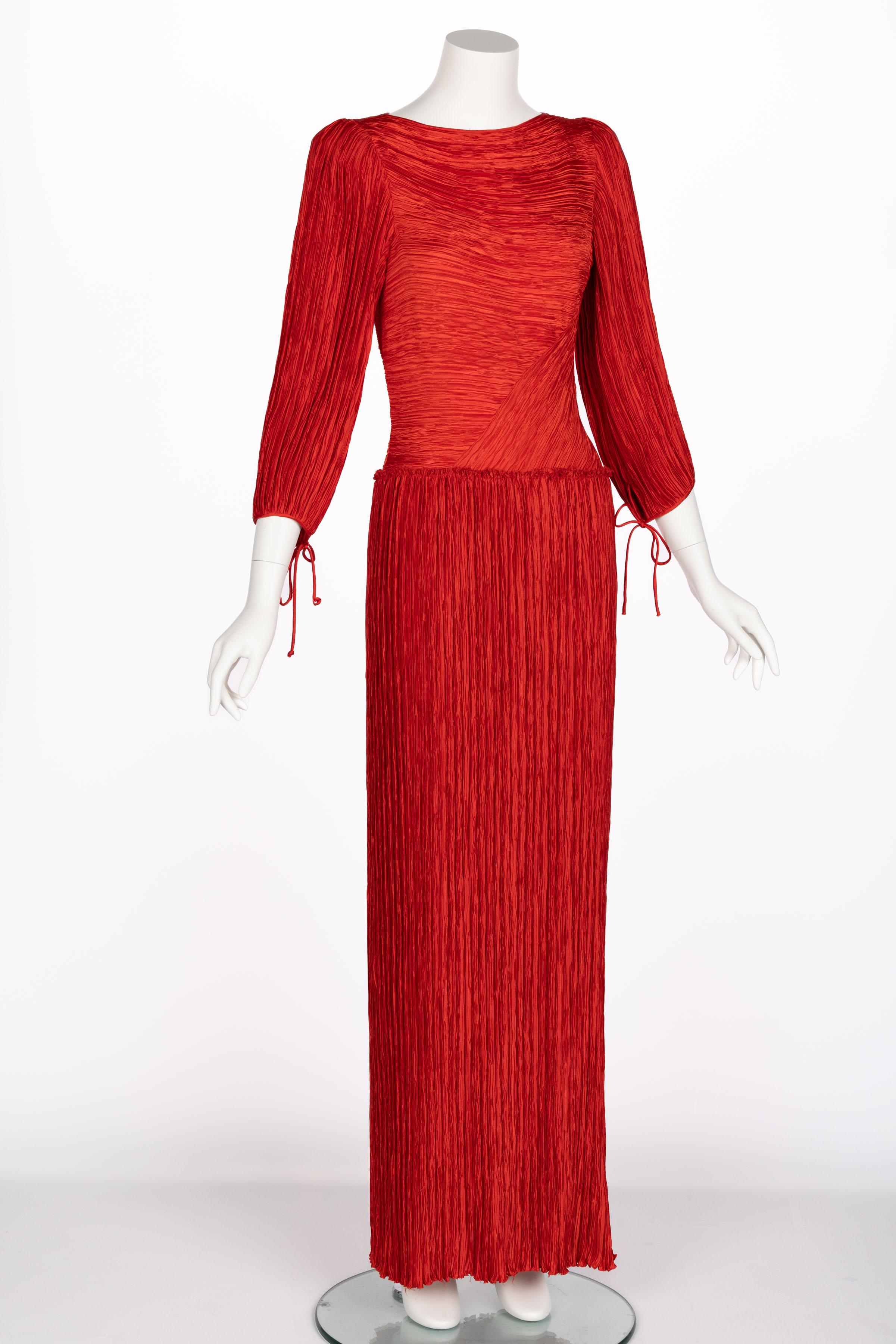 mary mcfadden pleated dress