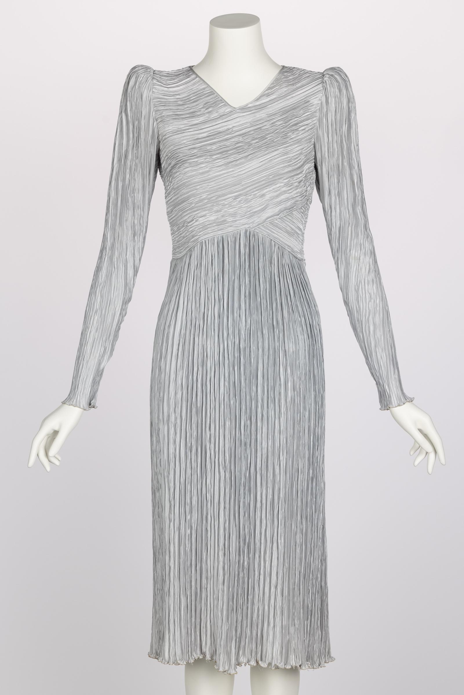 mary mcfadden pleated dress