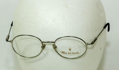 Vintage Maserati Eyeglasses Titanium Black Frame