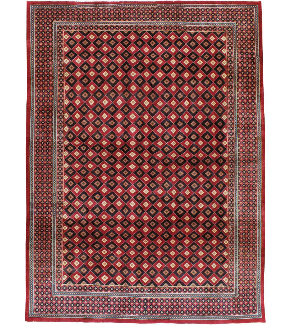 A Mashad Art Deco style carpet from the second half of the 20th century.