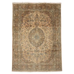 Alfombra vintage Mashad, circa 1950