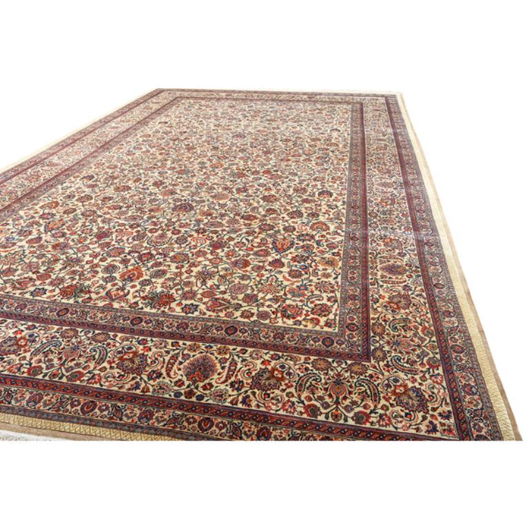 Alfombra Vintage Mashad Saber - Tamaño: 17'9 X 11'8 Persa en venta