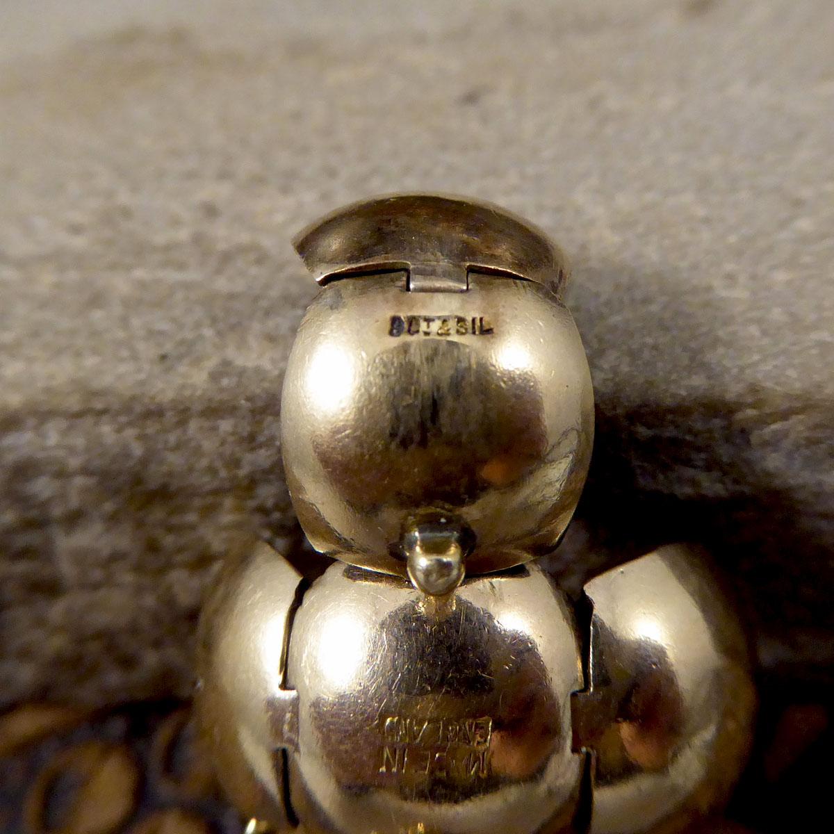 Masonic Folding Orb, Gold-Anhänger in Silber und Gold 3