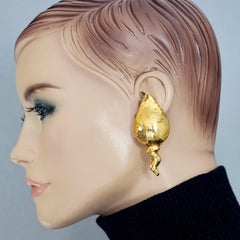 Vintage Massive ALEXIS LAHELLEC Paris Spermatozoa Fertility Earrings